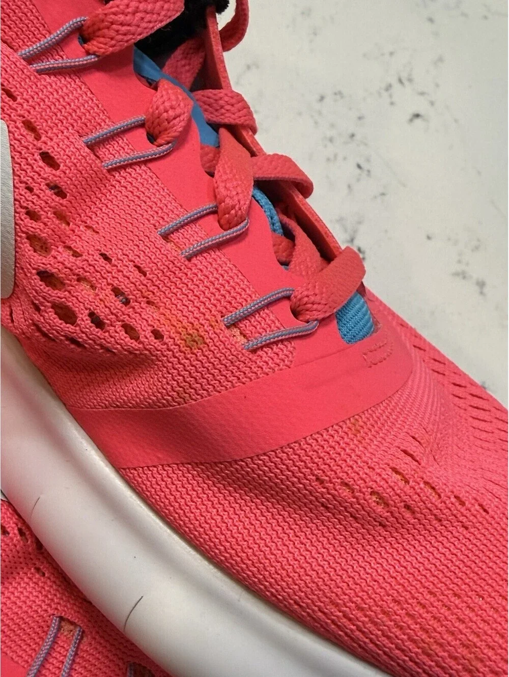Nike Free Rn Racer Pink Women Running Shoes Size 10